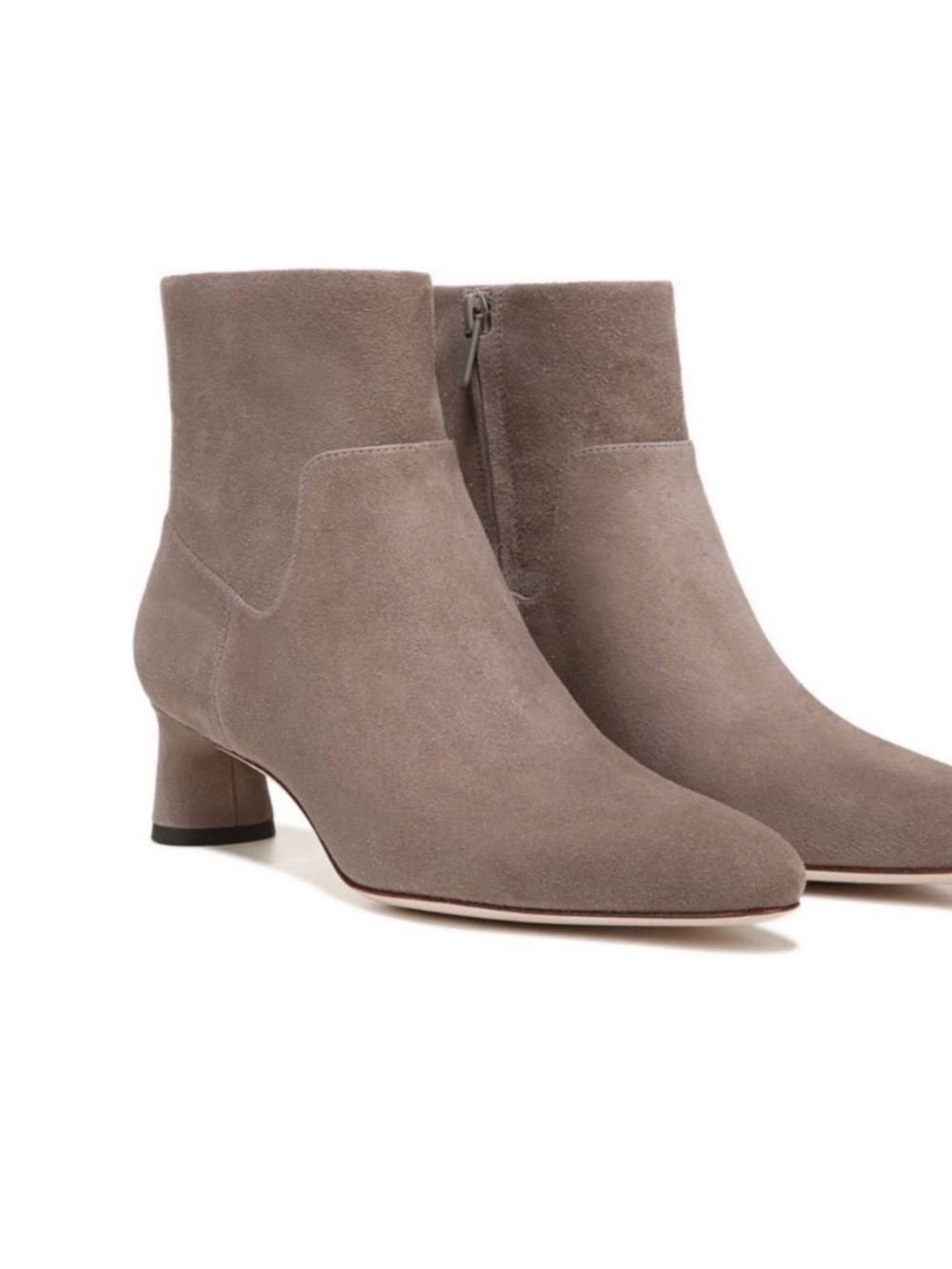 Vince Women's Hilda Taupe Suede
Booties Ankle size 37 US 7 NEW